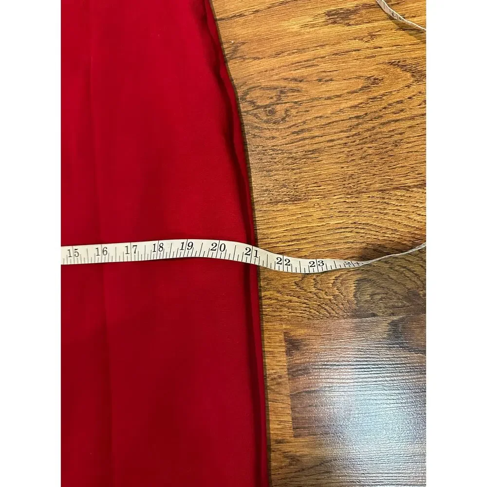 Marcella Natalia Strapless Midi Dress Women's XL Red NWT Minimalist Chic